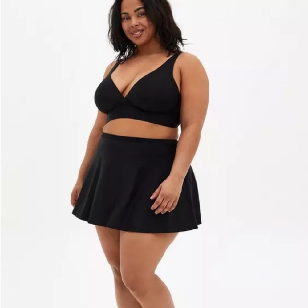 Torrid swim skirt with shorts